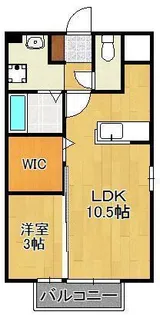 カノン【2階】の間取り