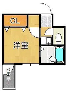 まつやビル【4階】の間取り