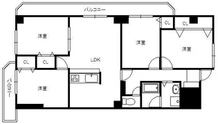 ロージュマン黄金町【3階】の間取り