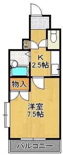 リファレンス小倉北【6階】の間取り