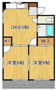 シャトレ別院Ⅲ【3階】の間取り