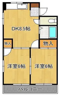 シャトレ別院Ⅲ【5階】の間取り