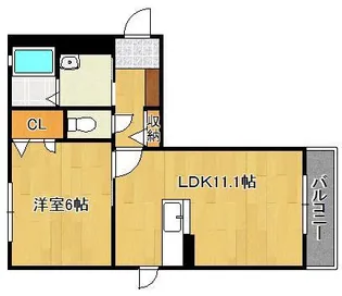 コンフォール【2階】の間取り