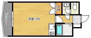 内山第62ビル【4階】の間取り
