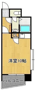 内山第62ビル【6階】の間取り