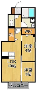 ルミエールB【1階】の間取り