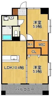 シグナス【8階】の間取り