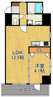 LE GRAND BLEU QUATRE【7階】の間取り