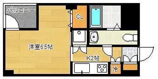 モナトリエ小倉平和通り【6階】の間取り