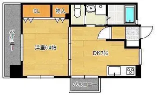フェルト1113【10階】の間取り
