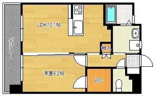 フェルト1113【7階】の間取り
