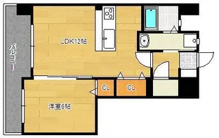 Bay Side Asano【8階】の間取り