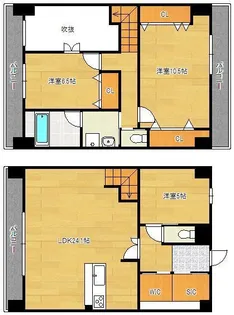 Bay Side Asano【9階】の間取り