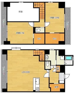 Bay Side Asano【9階】の間取り