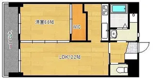 グランエスパシオ浅野【14階】の間取り