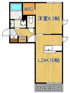 COZY COURT 赤坂【1階】の間取り