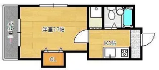 ベイサイドフラッツ【4階】の間取り