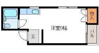 ルアーナ門司【3階】の間取り