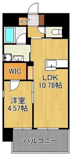 シャーメゾングランドソレイユ門司【7階】の間取り
