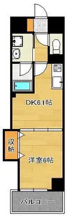THE SQUARE SUITE RESIDENCE【2階】の間取り