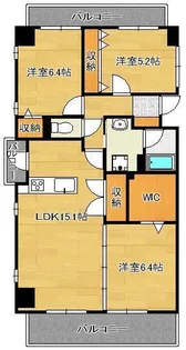 3LDKの間取り画像