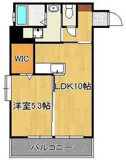 ラ・ヴェリテ鍛冶町【6階】の間取り