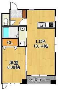 ピエモンテ【1階】の間取り