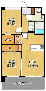 アルティザ小倉【11階】の間取り