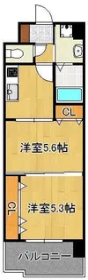 アルティザ小倉【6階】の間取り