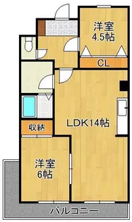 シェーネルボーネン【1階】の間取り