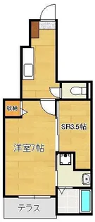 フレッシュリーA【1階】の間取り