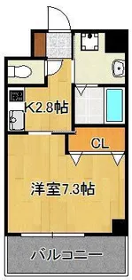 ERIOS COURT 香春口【7階】の間取り