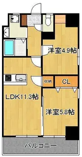 MDIグランデラブロ香春口【3階】の間取り