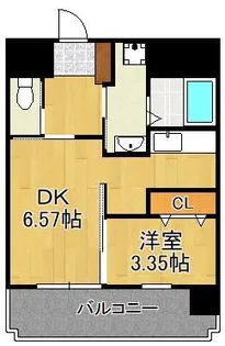 フェリシエ馬借【10階】の間取り
