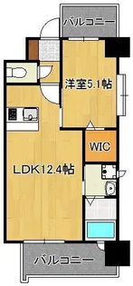 ディアコート門司【10階】の間取り