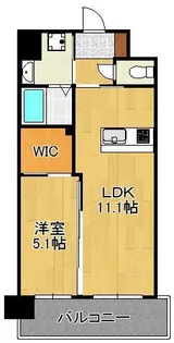 ディアコート門司【4階】の間取り