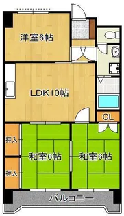 3LDKの間取り画像