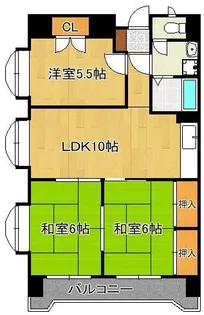 第三泰平ビル【7階】の間取り