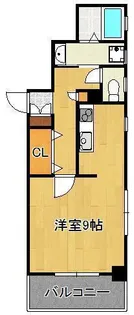 1Rの間取り画像