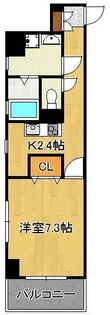 1Kの間取り画像