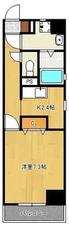 1Kの間取り画像