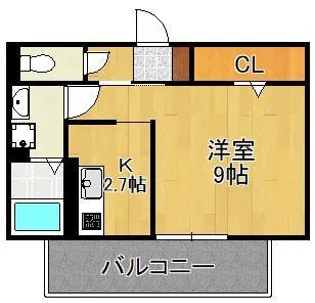 エルカーサ門司駅前【1階】の間取り