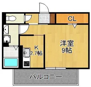 エルカーサ門司駅前【2階】の間取り