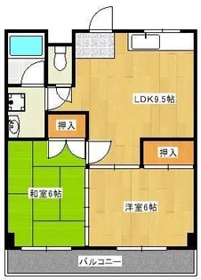 アルファックス藤松【4階】の間取り