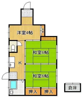福岡県北九州市小倉北区下富野2丁目【一戸建】の間取り