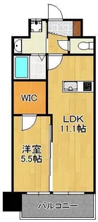 アクシオ北九州【4階】の間取り