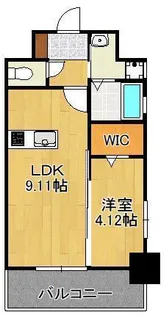 THE HILLS KOKURA【2階】の間取り