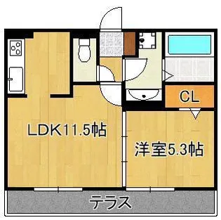 Polonia Kokura-kita【1階】の間取り