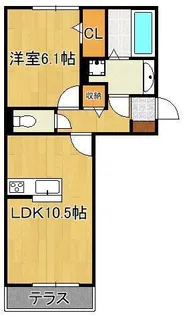 Polonia Kokura-kita【2階】の間取り