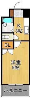 ウインズ浅香Ⅰ【3階】の間取り
